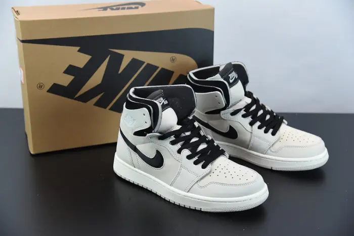 Air Jordan 1 High Zoom Air CMFT Summit White Black 