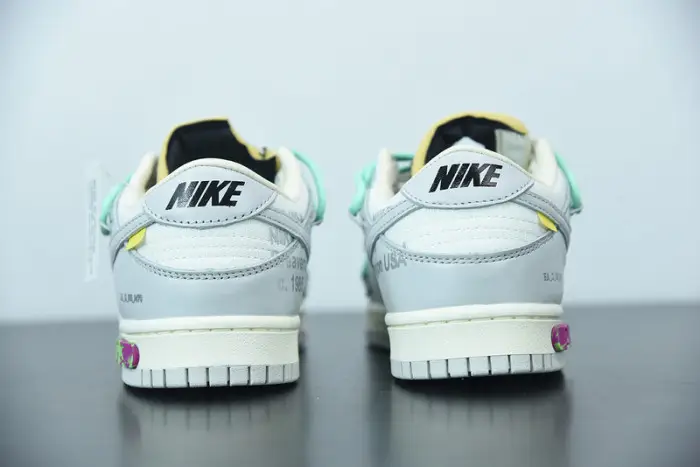 OFW x Nike SB Dunk Low 04 of 50 OW White Grey Green 