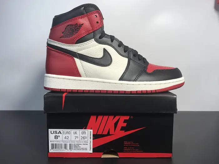 Air Jordan 1 Retro High OG 'Bred Toe' 