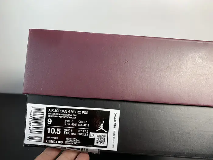 AIR JORDAN 4 RETRO PSG PARIS SAINT-GERMAIN 