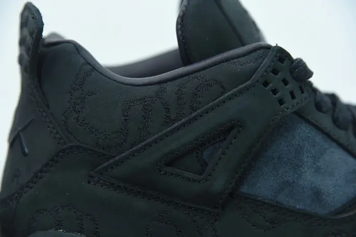 KAWS x Air Jordan 4 Black AJ4 