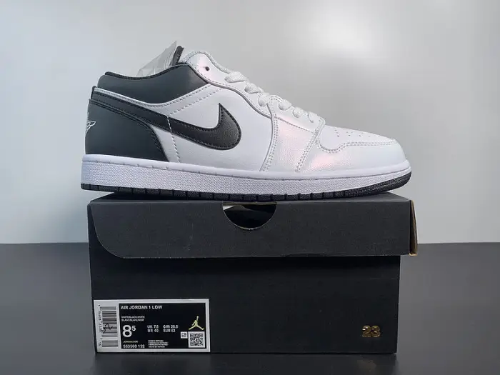 Air Jordan 1 Low White Black 