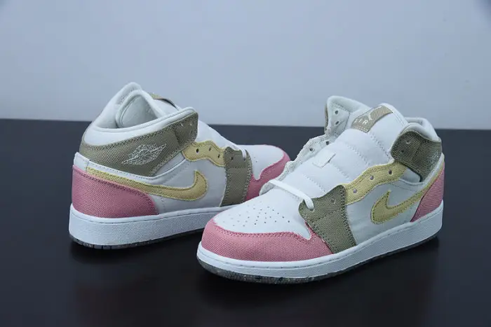 Air Jordan 1 Mid GS Pastel Grind 