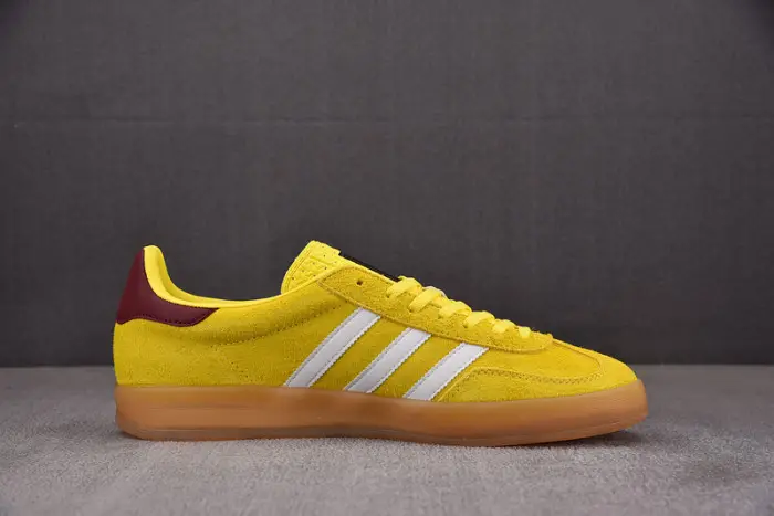 adidas Wmns Gazelle Indoor 'Bright Yellow Burgundy' 