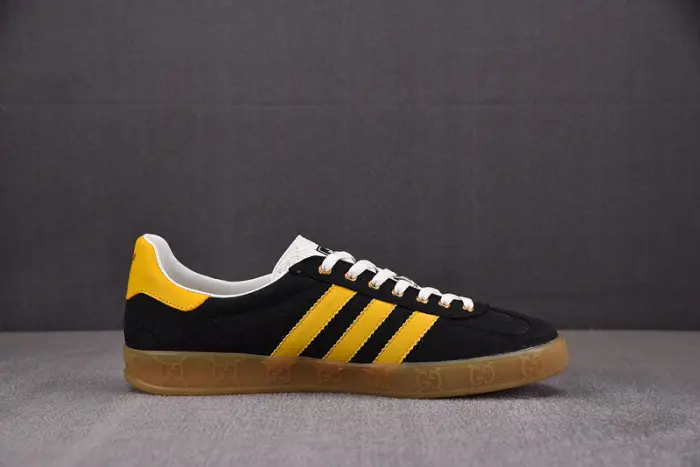 adidas x Gucci Gazelle 'Black Yellow' 