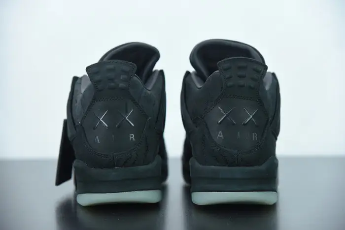 KAWS x Air Jordan 4 Black AJ4 
