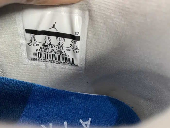 Air Jordan 4 Retro 'Military Blue' 2012 - 308497 