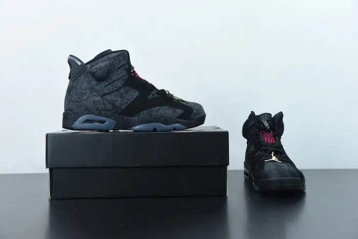 Air Jordan 6 Retro Singles Day Triple Black 