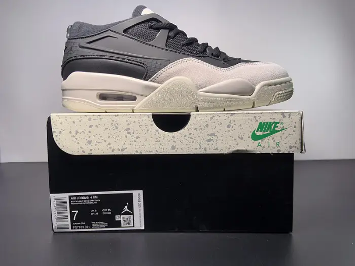 Air Jordan 4 RM 'Black Light Bone' - FQ7939 