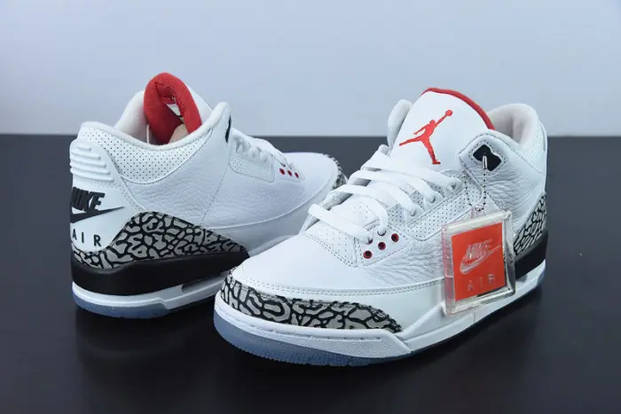 Air Jordan 3 Free Throw Line NRG White Cement 923096 