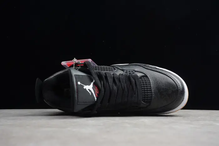 Air Jordan 4 Retro Laser Black Gum - 