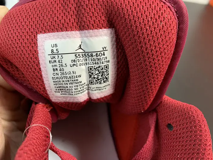 Air Jordan 1 Low 'Noble Red' - 553558 
