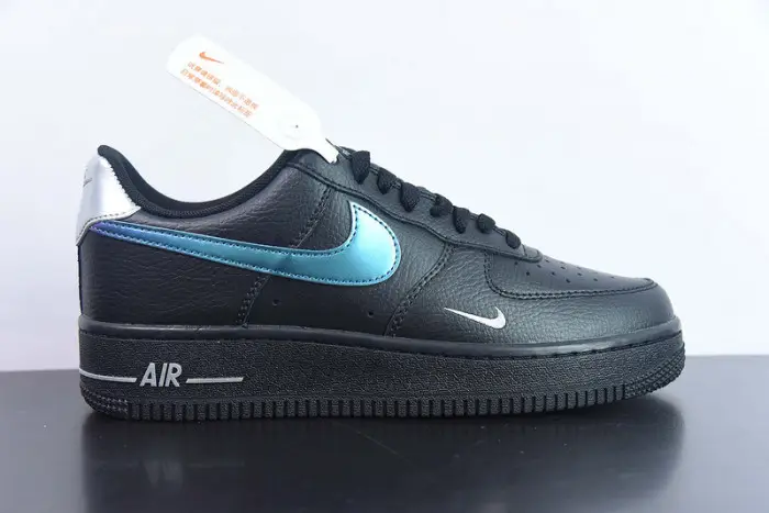 Nike Air Force 1 '07 Low Black Blue Lightning -  FBF930