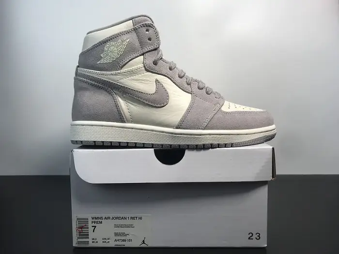 (WMNS) Air Jordan 1 High Premium 'Atmosphere Grey' 