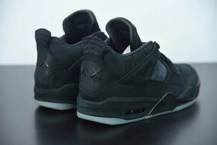 KAWS x Air Jordan 4 Black AJ4 