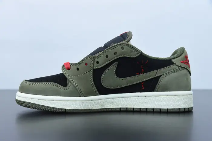 Travis Scott x Air Jordan 1 Low Dark Green 