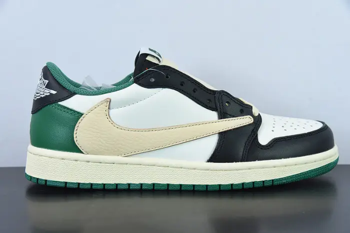 Travis Scott x Air Jordan 1 Retro Low Green Black White 