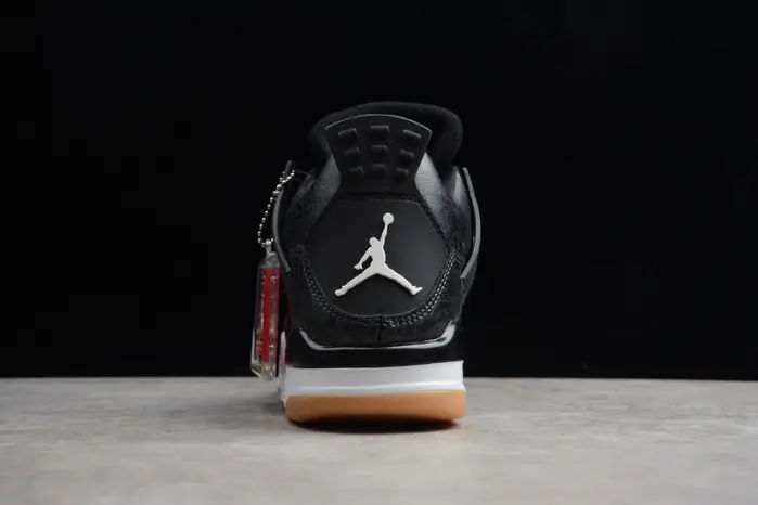Air Jordan 4 Retro Laser Black Gum - 