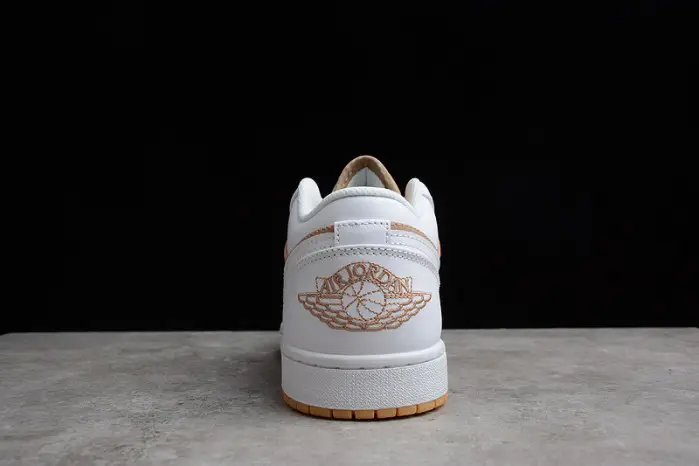 Air Jordan 1 Low Tan White 