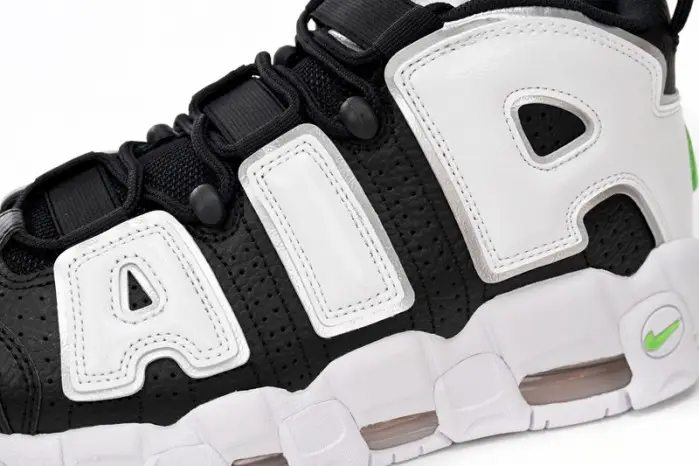 Nike Air More Uptempo Black White Green 
