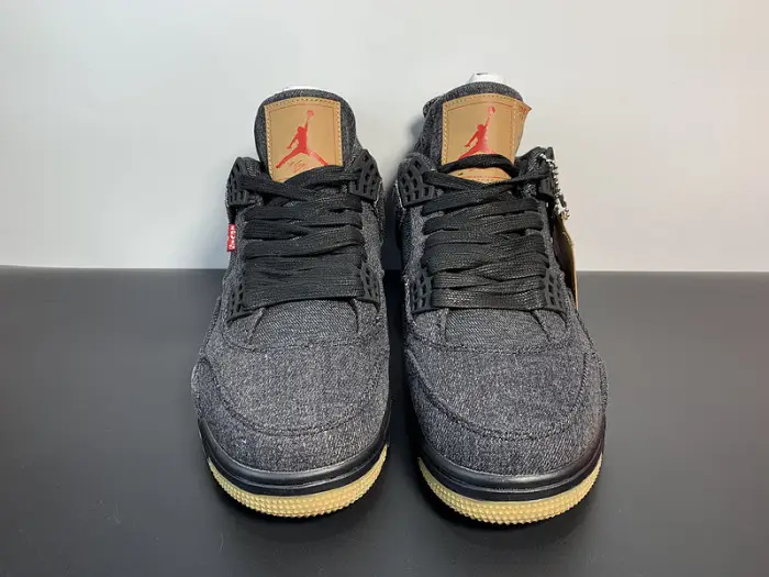 Levi's x Air Jordan 4 Retro 'Black Denim' 