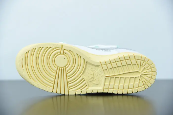 OFW Nike Dunk Low 01 Of 50 OW White Metallic Silver 