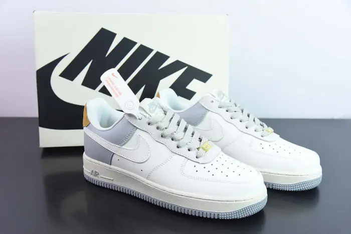 Nike Air Force 1 07 Low Grey Cream White 