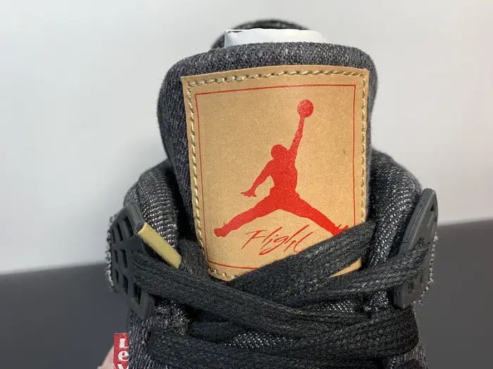 Levi's x Air Jordan 4 Retro 'Black Denim' 