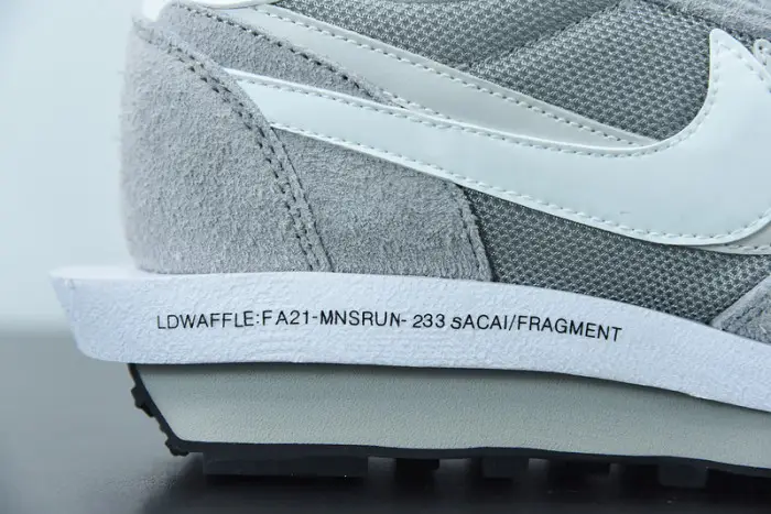Fragment Design x sacai x LDV Waffle 'Light Smoke Grey' 