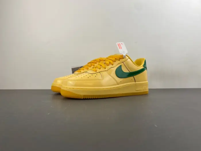 Nike Air Force 1 Low Patent Leather Topaz Gold 