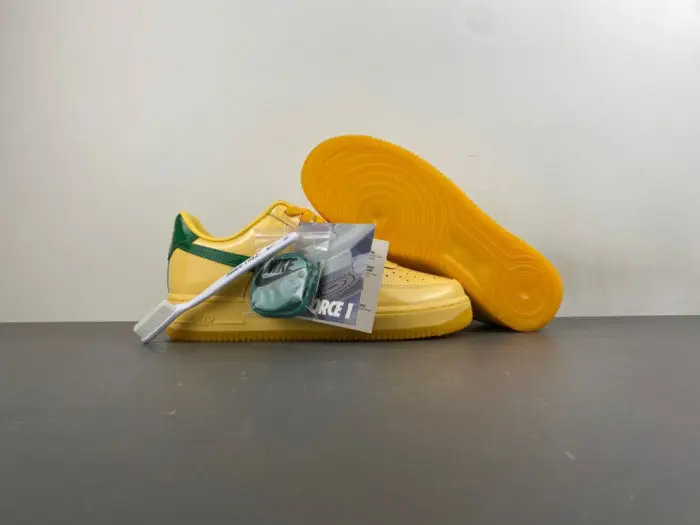 Nike Air Force 1 Low Patent Leather Topaz Gold  BCFA310