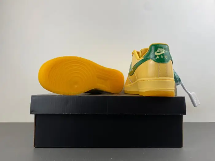 Nike Air Force 1 Low Patent Leather Topaz Gold 