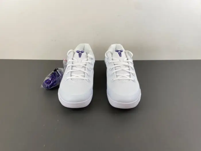 Nike Kobe 9 Elite Low EM Protro White Court Purple 