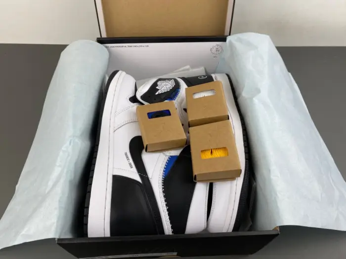 Air Jordan 1 High SP Fragment x Union LA White Black 