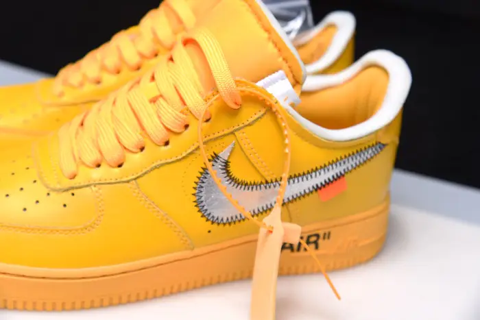 OFW x Nike Air Force 1 Low “University Gold” 