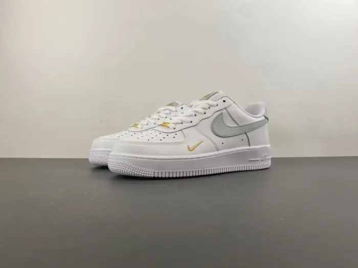 Nike Air Force 1 Low White Grey Gold 