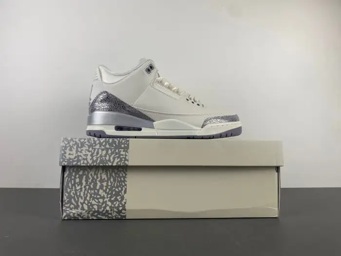Air Jordan 3 Retro Sail Cement Grey 