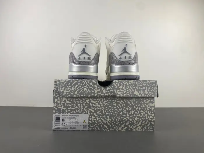 Air Jordan 3 Retro Sail Cement Grey 