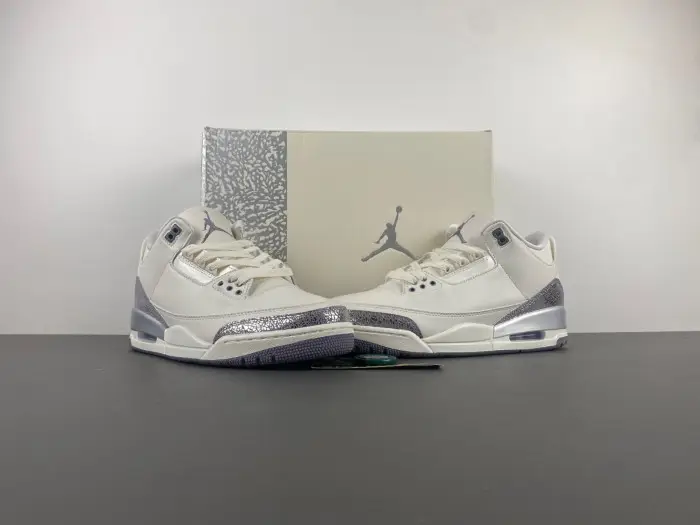 Air Jordan 3 Retro Sail Cement Grey 