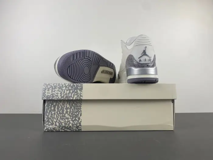 Air Jordan 3 Retro Sail Cement Grey 